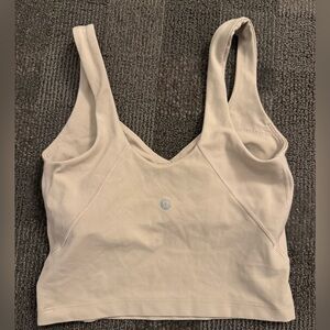 Lululemon Athletica Beige Crop Top